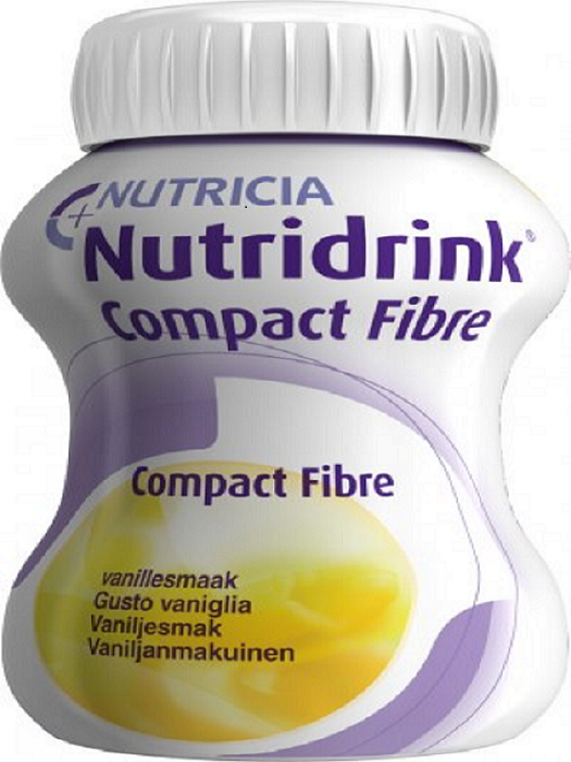 Nutridrink харч. з харч. волокн. зі смаком ванілі 4х125мл Compact